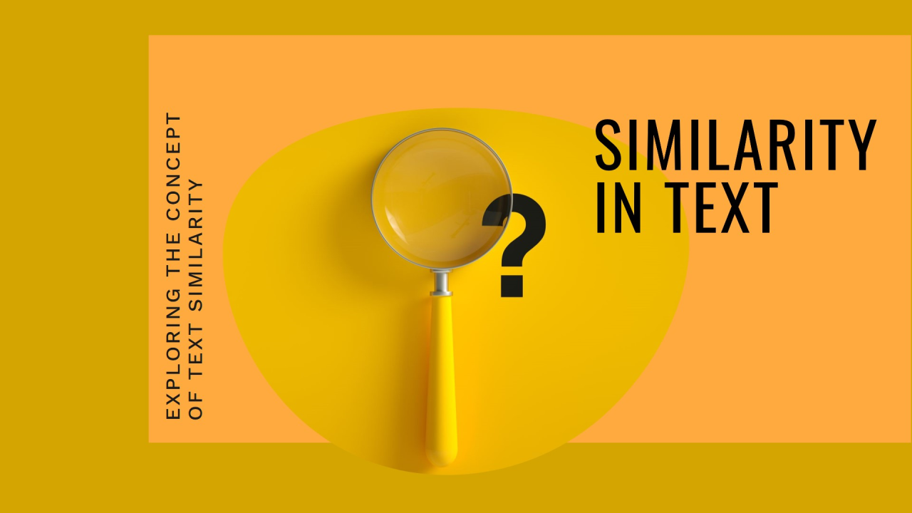 Analyse de similarité de textes
